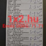 Nyomtatott sportfogadási szelvény kézzel írt nyertes eredményekkel és pipákkal, 273,71-es eredő szorzóval.